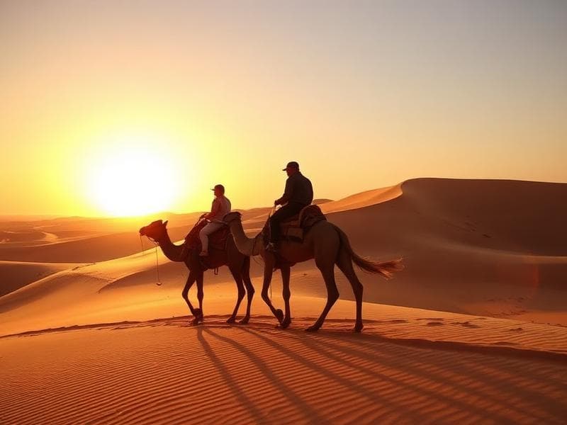 Sahara Desert Camel Trek & Overnight Camp