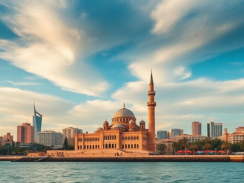 Casablanca - Morocco's cosmopolitan heart blends Art Deco architecture with the majestic Hassan II Mosque.