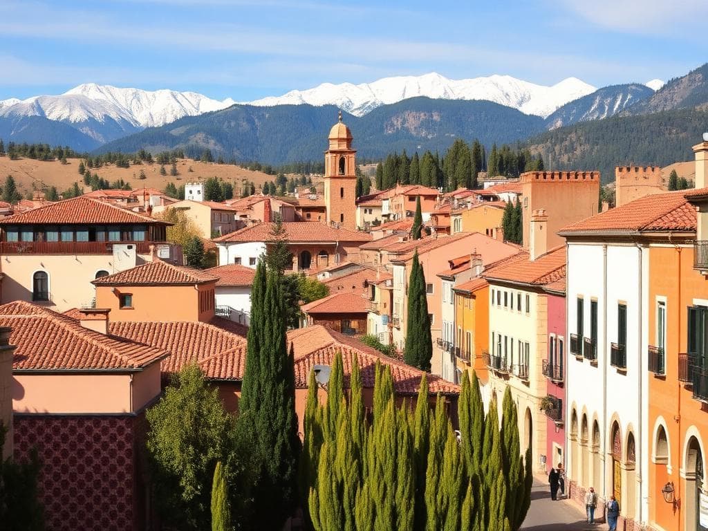 Ifrane - La petite Suisse du Maroc, célèbre pour ses forêts de cèdres, sa station de ski Michlifen et ses singes magots.