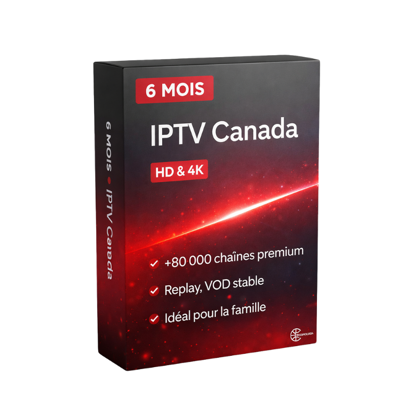 Abonnement IPTV Canada 6 Mois
