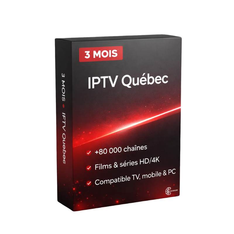 Abonnement IPTV Québec 3 Mois